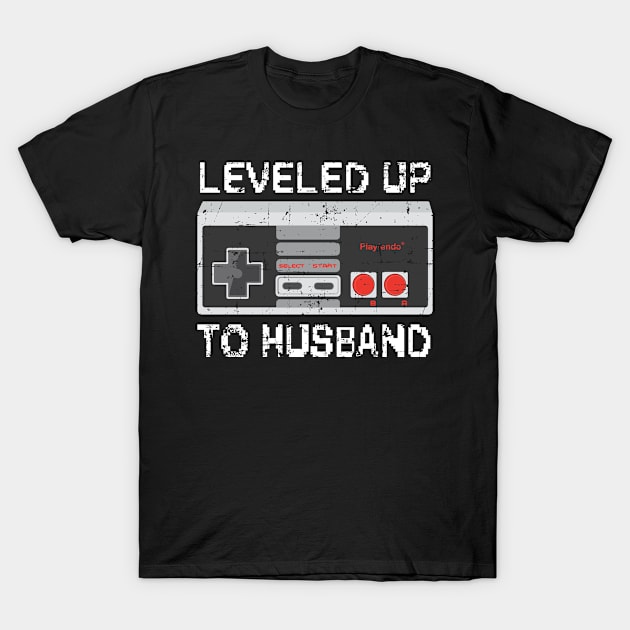 Leveled Up To Husband T-Shirt by RW